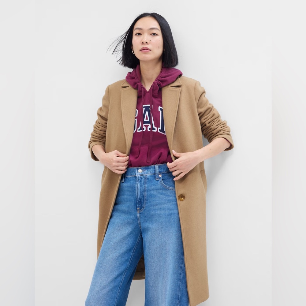 NWT - Long Topcoat from Gap - Picture 2 of 6